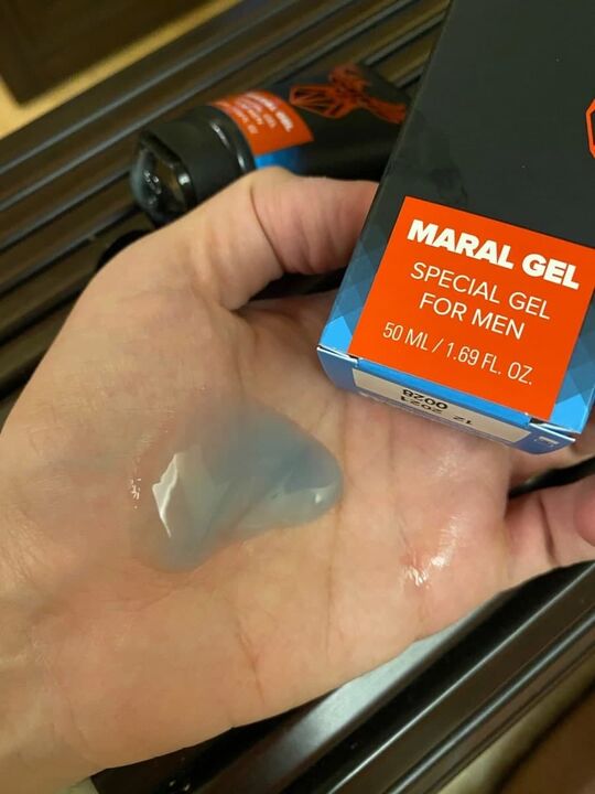 Picture of Maral Gel after purchase