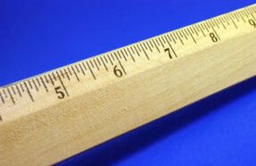 The ruler reflects the small size of the gender