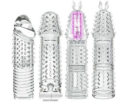 Nozzle on the penis to increase it