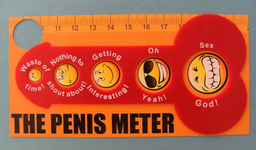 Ruler to measure male penis
